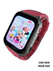 Detské ružové 4G smart hodinky H1-2024 80GB s GPS a bezkonkurenčnou výdržou batérie