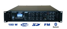 RHsound ST2180BC/MP3+FM+IR 100V rozhlasová ústredňa